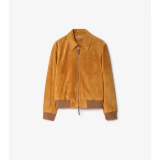 Chaqueta Harrington de ante