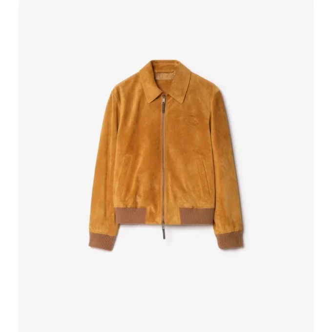 Chaqueta Harrington de ante