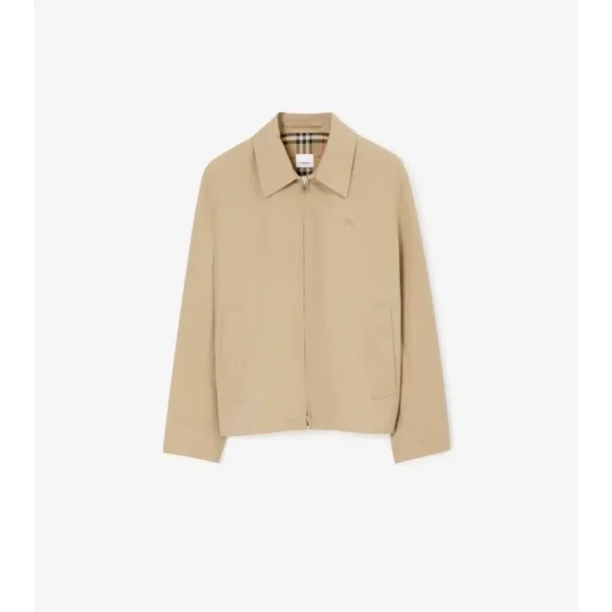 Chaqueta Harrington de gabardina