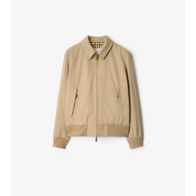 Chaqueta Harrington de gabardina
