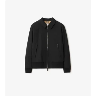Chaqueta Harrington de gabardina