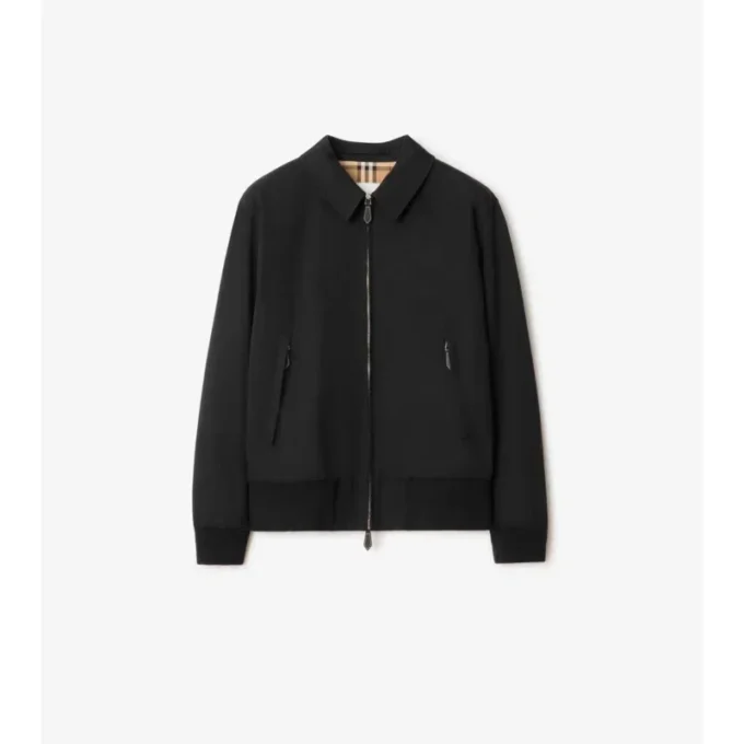 Chaqueta Harrington de gabardina
