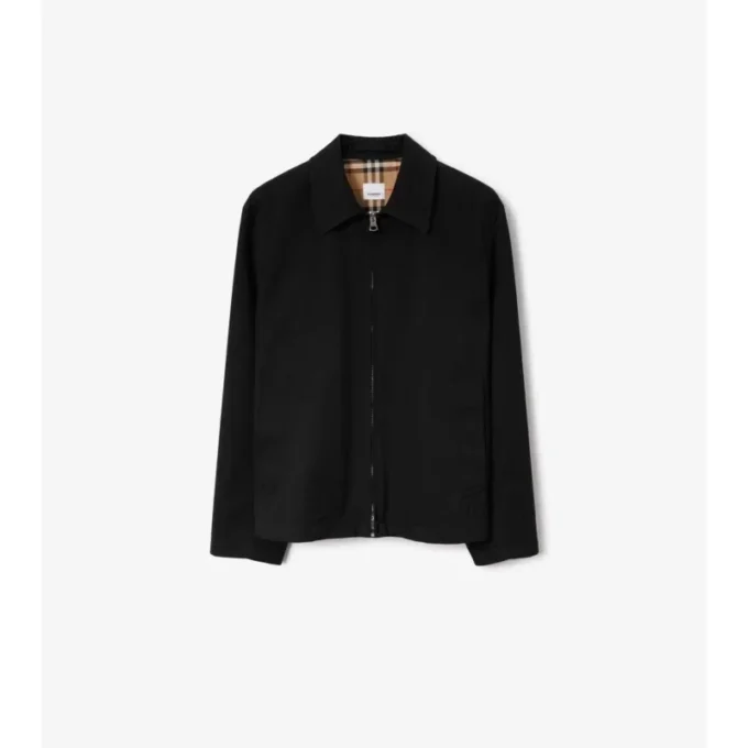 Chaqueta Harrington de gabardina