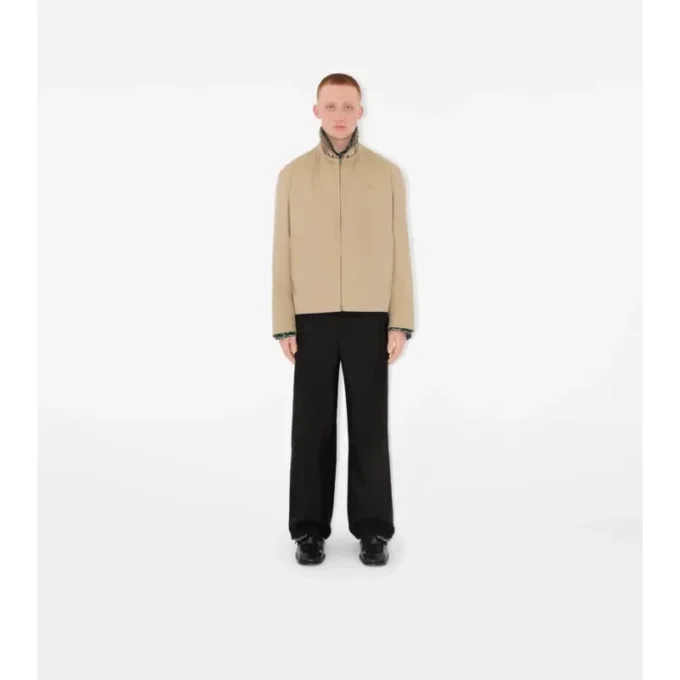 Chaqueta Harrington de gabardina