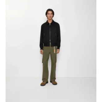 Chaqueta Harrington de gabardina