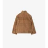 Chaqueta Harrington de pana a cuadros