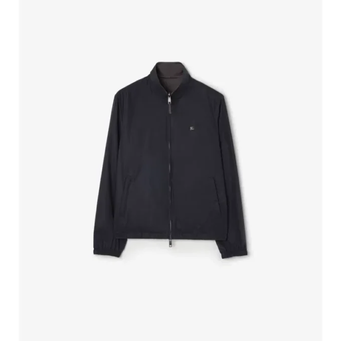 Chaqueta Harrington reversible de algodón