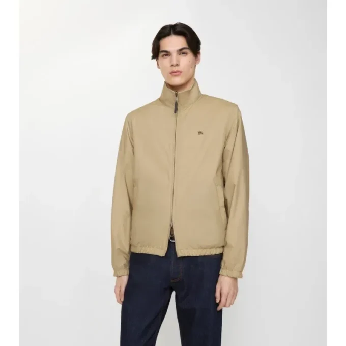 Chaqueta Harrington reversible de algodón