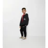 Chaqueta reversible con capucha y estampado de cuadros