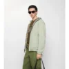 Chaqueta reversible con capucha y estampado de cuadros