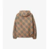 Chaqueta reversible con estampado de cuadros