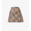 Chaqueta reversible de mezcla de algodón con estampado de cuadros