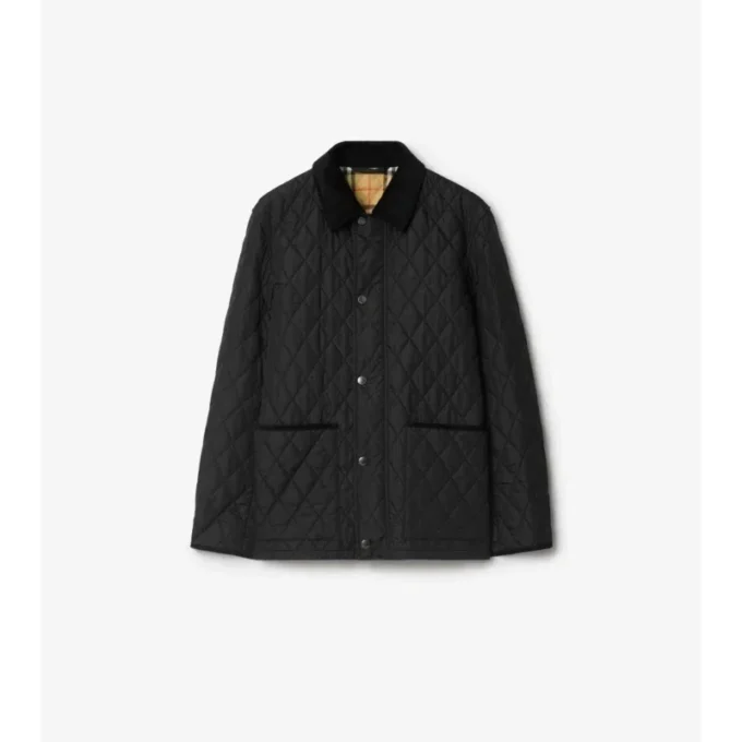 Chaqueta tipo «barn» de nailon acolchado