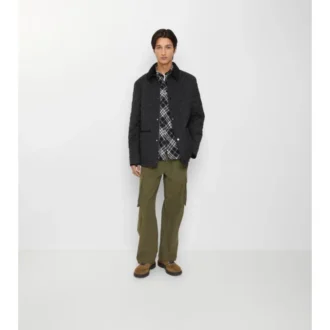 Chaqueta tipo «barn» de nailon acolchado