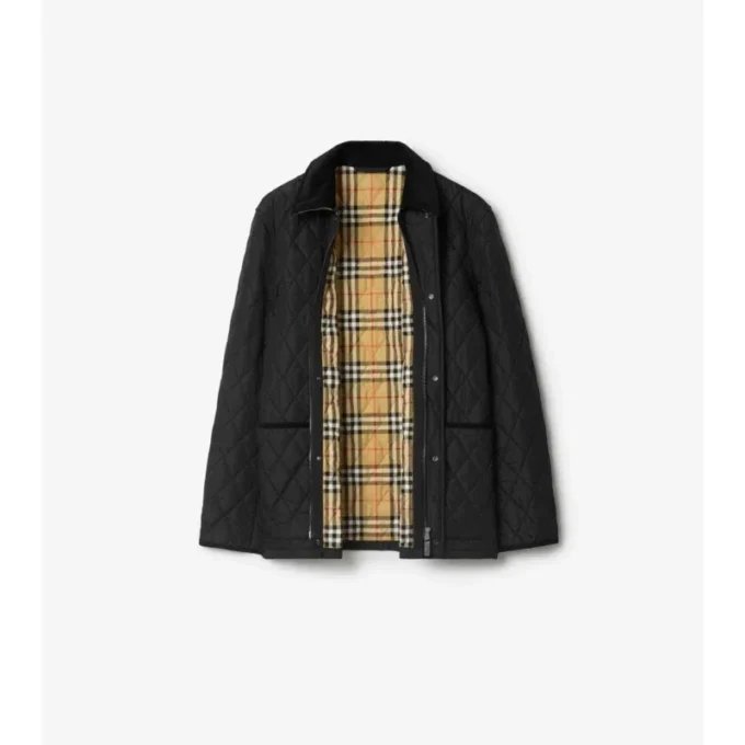 Chaqueta tipo «barn» de nailon acolchado