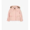 Chaqueta trench con capucha de algodón