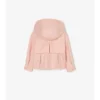 Chaqueta trench con capucha de algodón