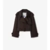 Chaqueta trench corta de Gabardine