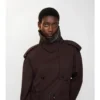 Chaqueta trench corta de Gabardine
