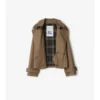 Chaqueta trench corta de Gabardine