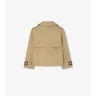 Chaqueta trench de algodón