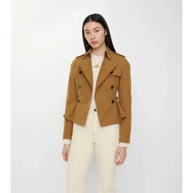 Chaqueta trench Isabella de algodón