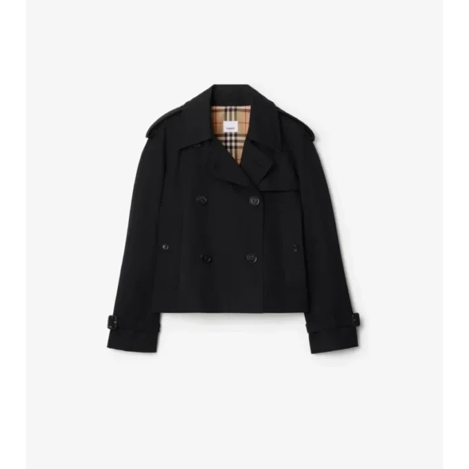 Chaqueta trench Mayfair corta de Gabardine