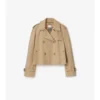 Chaqueta trench Mayfair corta de Gabardine