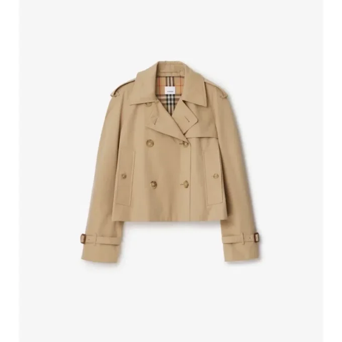 Chaqueta trench Mayfair corta de Gabardine