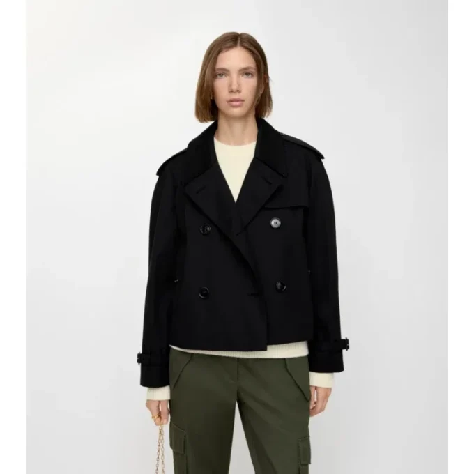 Chaqueta trench Mayfair corta de Gabardine