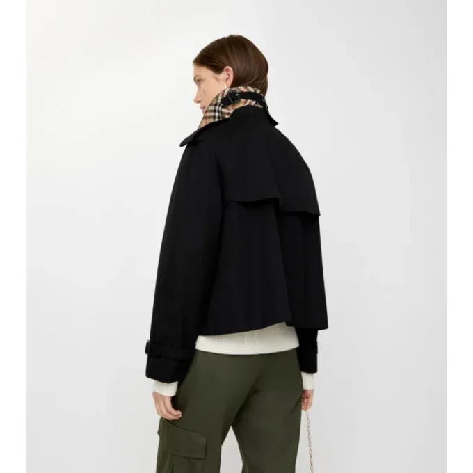 Chaqueta trench Mayfair corta de Gabardine