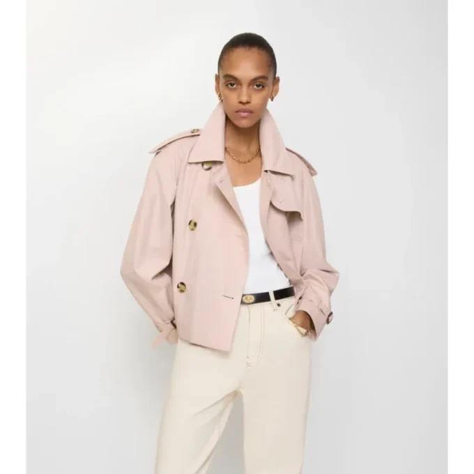 Chaqueta trench Mayfair corta de Tropical Gabardine