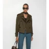 Chaqueta trench Mayfair corta de Tropical Gabardine