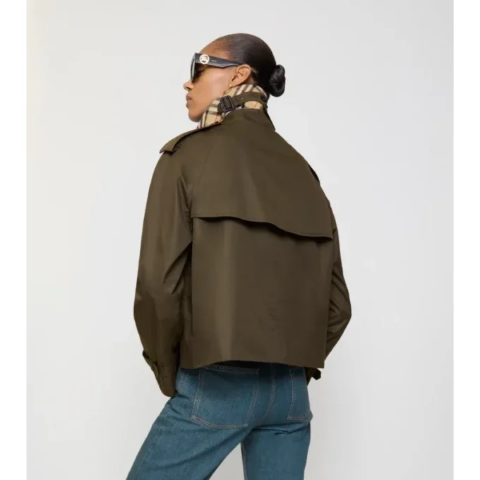Chaqueta trench Mayfair corta de Tropical Gabardine