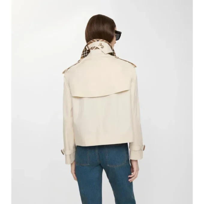 Chaqueta trench Mayfair corta de Tropical Gabardine