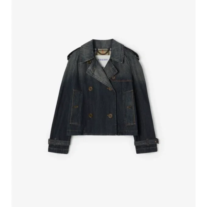 Chaqueta trench Mayfair de Denim corta