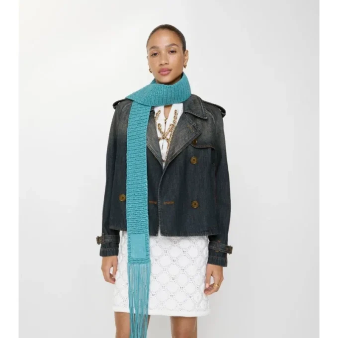 Chaqueta trench Mayfair de Denim corta
