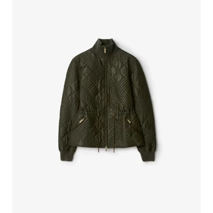 Chaqueta Wakerley de nailon con microcuadros