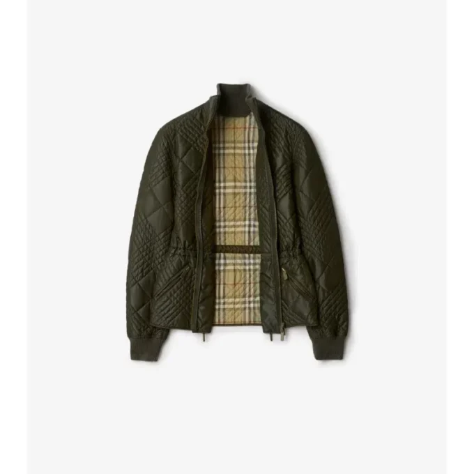 Chaqueta Wakerley de nailon con microcuadros
