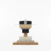 Cinturón de piel con motivo Monogram