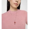 Collar con charm Knight Rose 