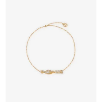 Collar de cadena con logotipo