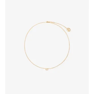 Collar de cadena fina con charm
