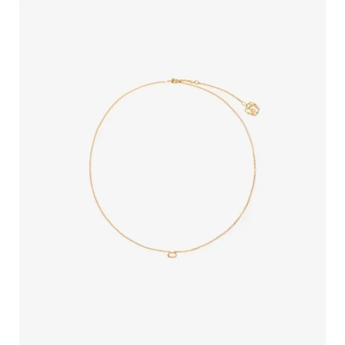 Collar de cadena fina con charm