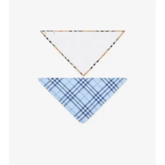 Conjunto de dos piezas con estampado de cuadros de algodón
