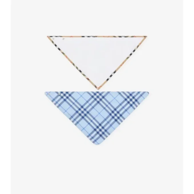 Conjunto de dos piezas con estampado de cuadros de algodón