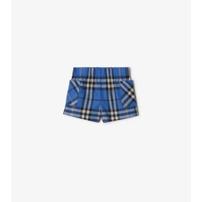 Conjunto de dos piezas de algodón con estampado de cuadros
