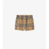 Conjunto de dos piezas de algodón con estampado de cuadros
