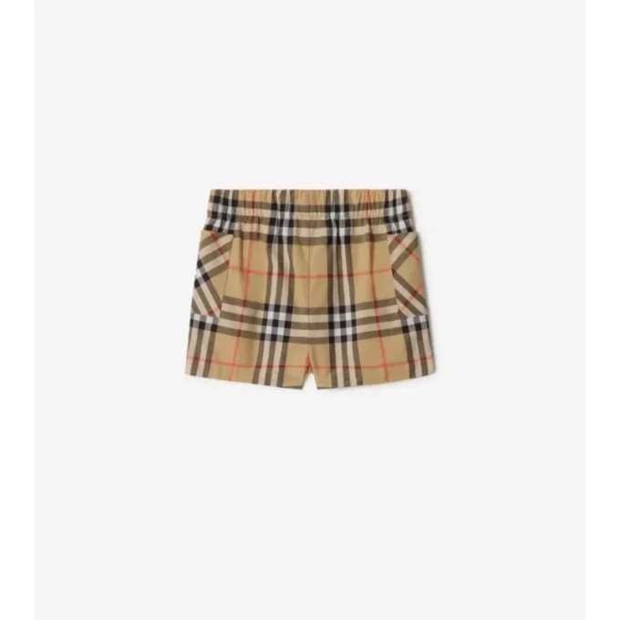 Conjunto de dos piezas de algodón con estampado de cuadros