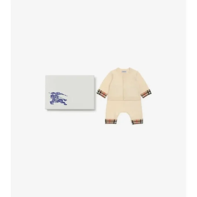 Conjunto de regalo de bebé de dos piezas de cachemira